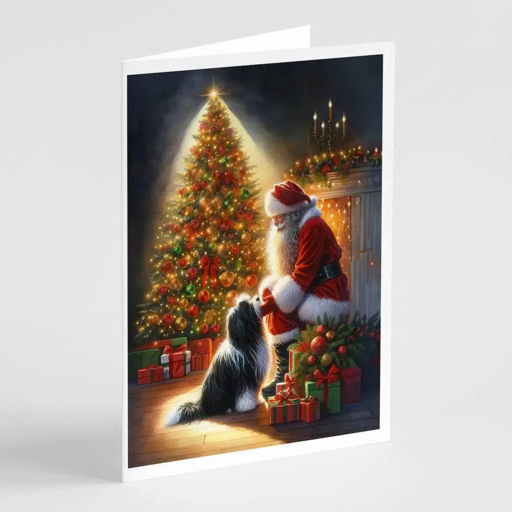 Santa Paws Christmas Cards Spread Christmas Cheer! Product Description: Get Ready to Unleash Some Serious Holiday Happiness with our Adorable Santa Paws Christmas Cards! - Estalios