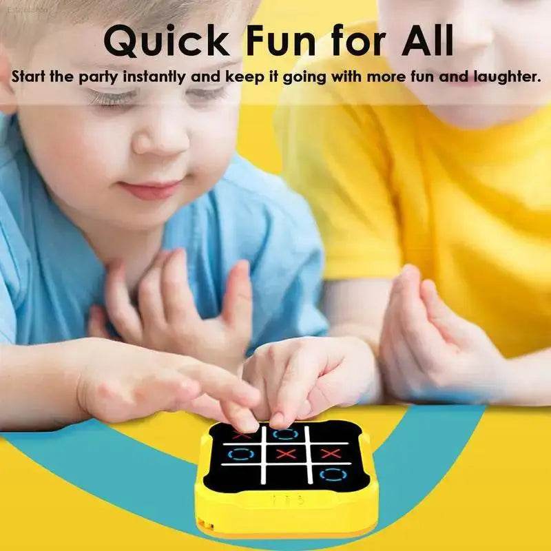 Tic-Tac-Toe Chess Puzzle Toys Electronic Desktop Educational Children's Toys Chess Board Chess Set Chess Board Game For Family - Estalios
