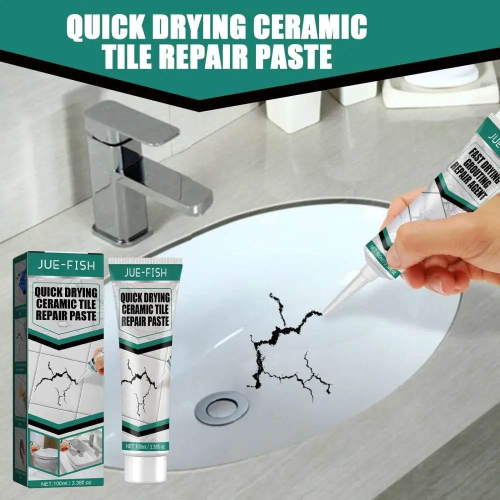 Tile Repair Paste Quick Drying Adhesive for Marble Bathtub - Estalios