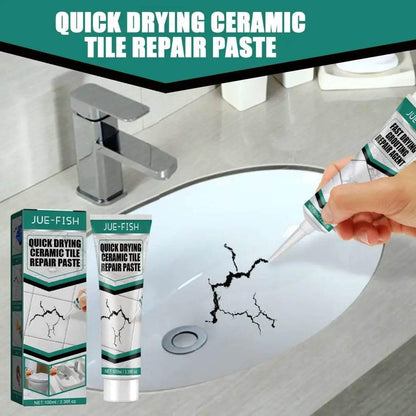 Tile Repair Paste Quick Drying Adhesive for Marble Bathtub - Estalios