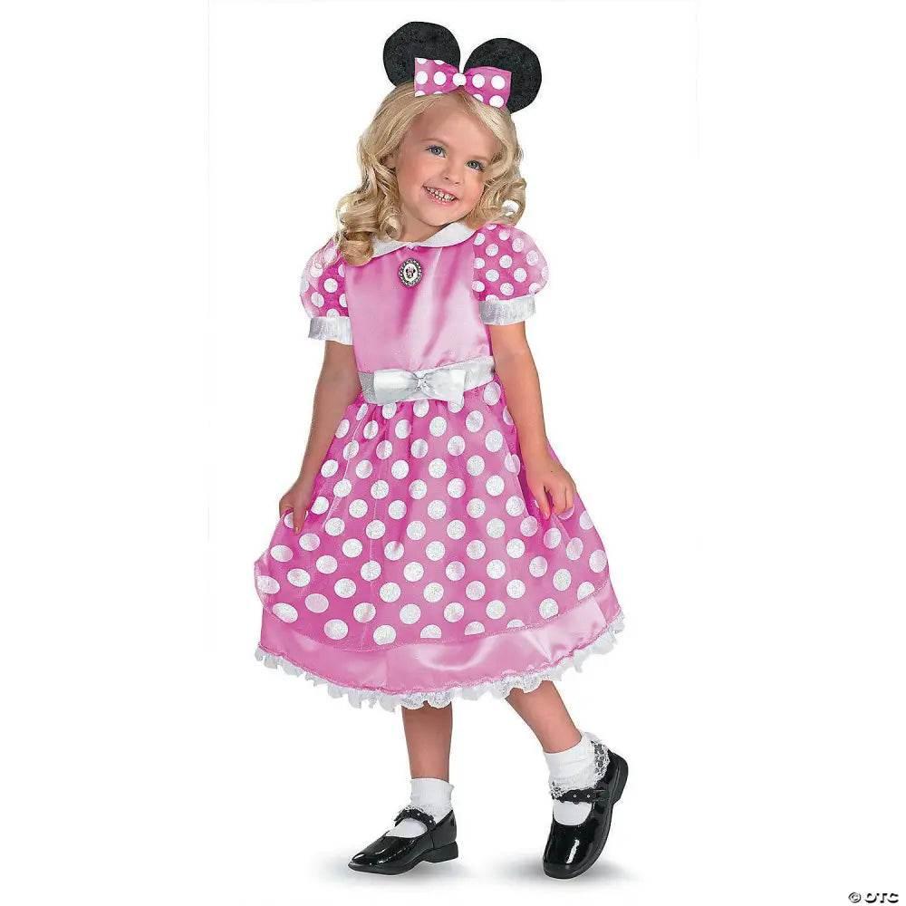 Minnie Mouse Clubhouse Costume: Get Ready to Party! Get Ready for Unforgettable Fun with this Adorable Child's Minnie Mouse Costume! Perfect for Halloween, Dress - Estalios