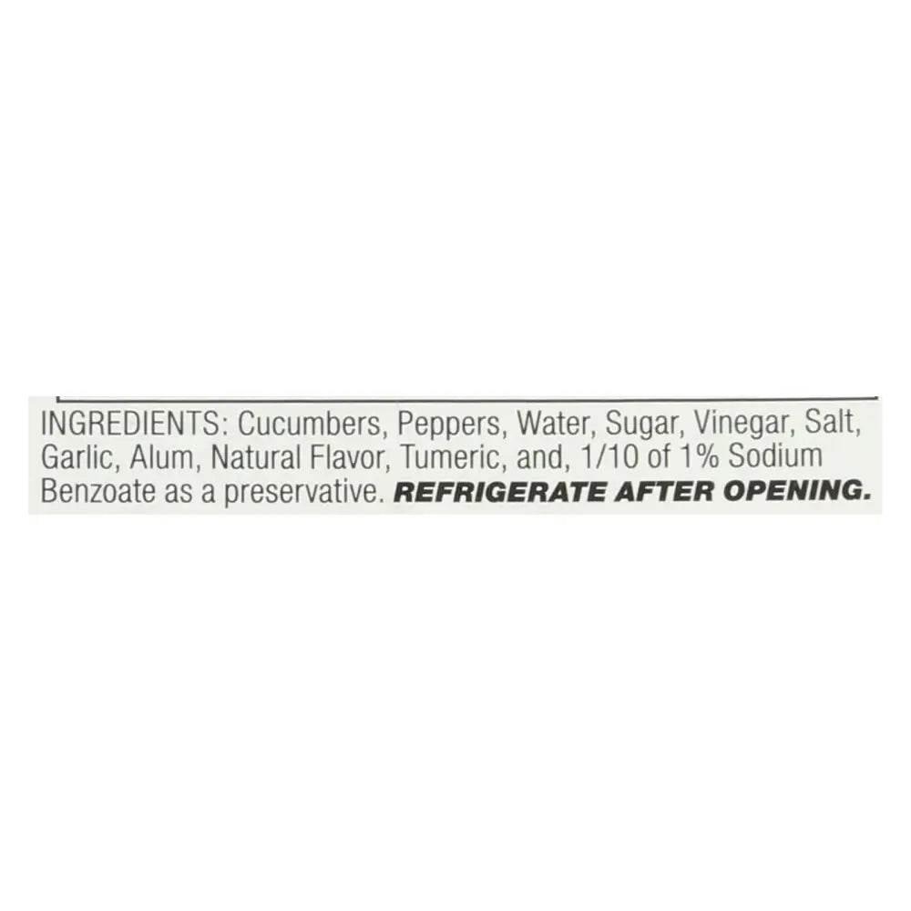 Tony Packo's Sweet Hots Peppers - Case of 12 Jars - Estalios