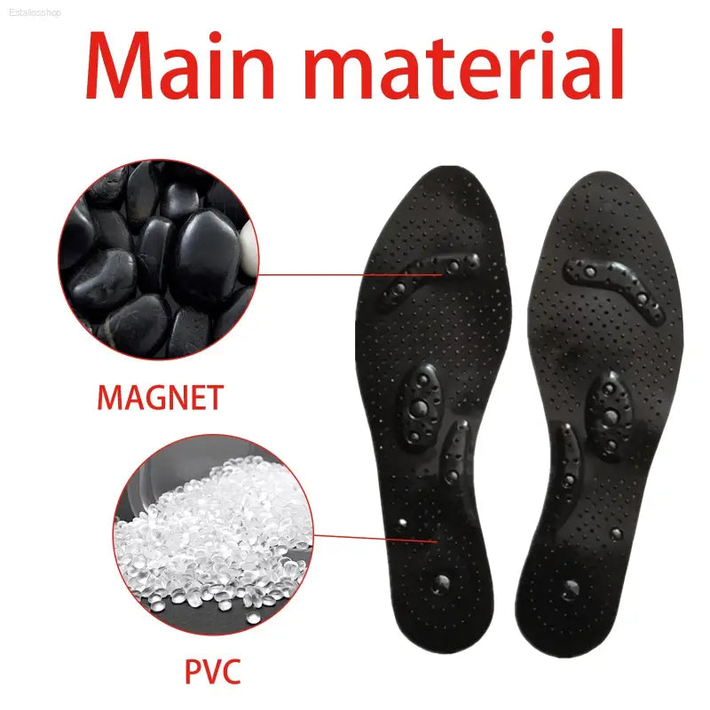 Tourmaline Acupressure Insoles with Blood Circulation Support for Active Individuals eprolo  EstaliosShop