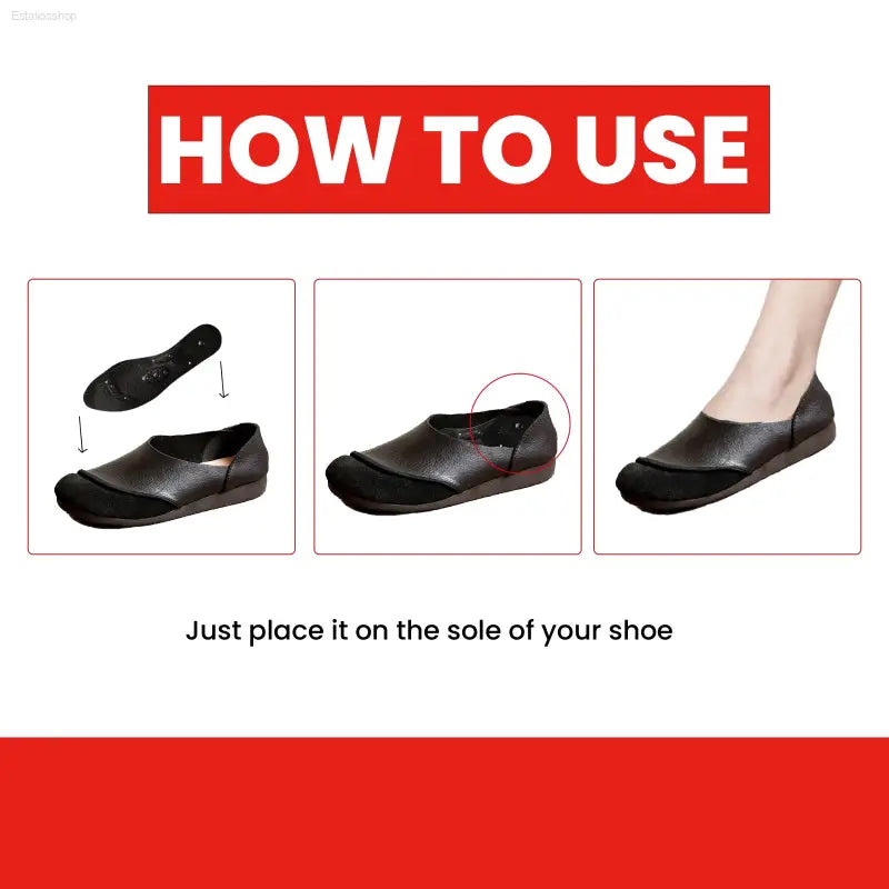 Tourmaline Acupressure Insoles with Blood Circulation Support for Active Individuals eprolo  EstaliosShop
