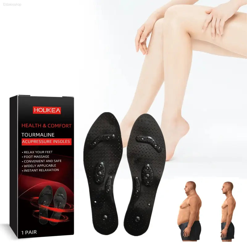 Tourmaline Acupressure Insoles with Blood Circulation Support for Active Individuals eprolo  EstaliosShop