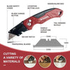 Tovia Folding Utility Knife with Handy Blade Storage - Estalios