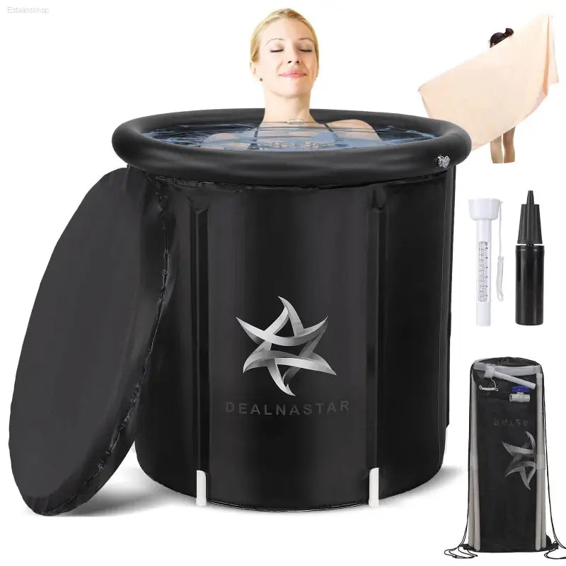 Transform Your Recovery with the DEALNASTAR Portable Ice Bath Tub - 88 Gal Cold Plunge for Athletes, Durable & Inflatable for Indoor/Outdoor Use! - Estalios