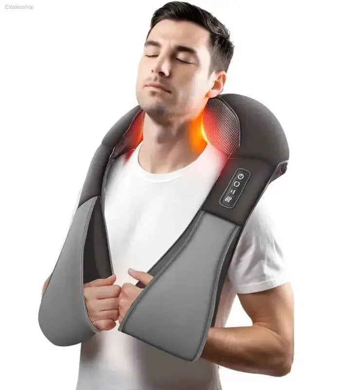 Transformative 4D Shiatsu Neck and Back Massager with Soothing Heat – The Ideal Pain Relief Gift for Parents!