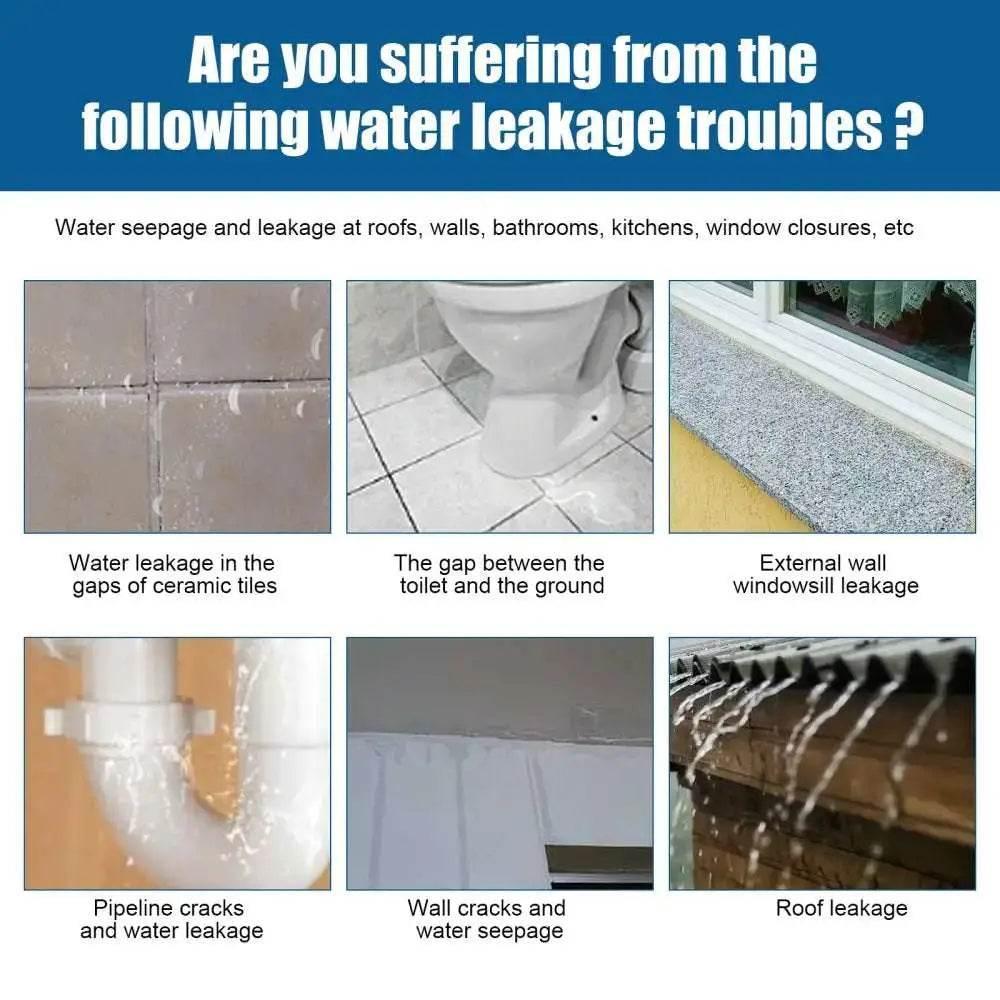 Transparent Waterproof Glue For Brick Roof And Toilet Leaks - Estalios