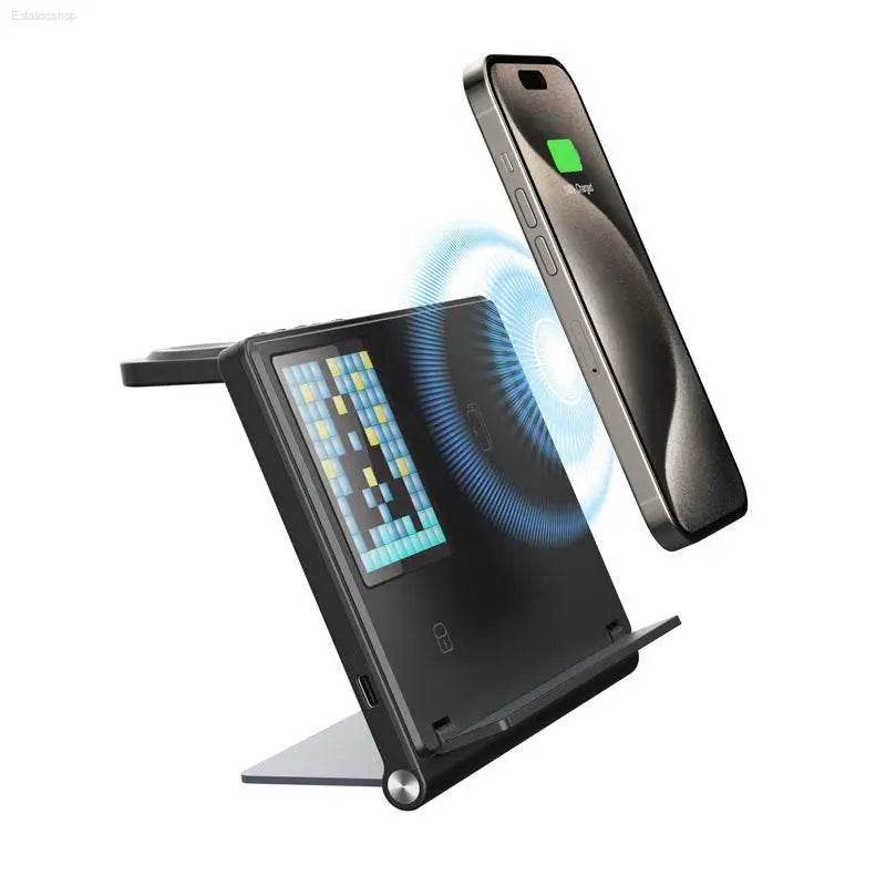 Trending Portable 5-in-1 Wireless Charger Stand Pad - Estalios