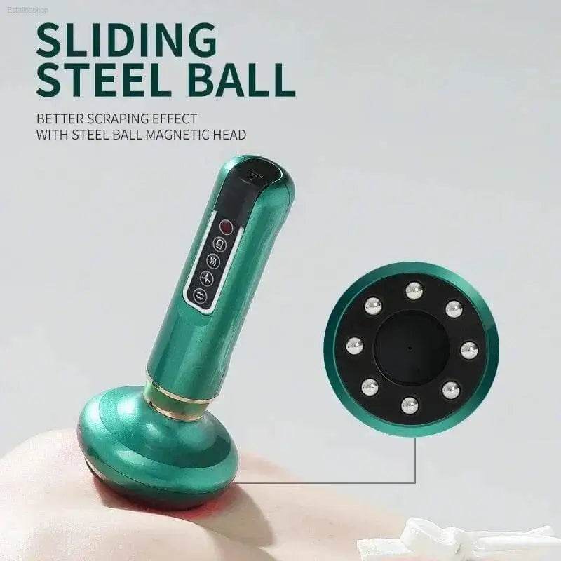 Tricolor Electric Massager GuaSha Anti Cellulite Therapy - Estalios