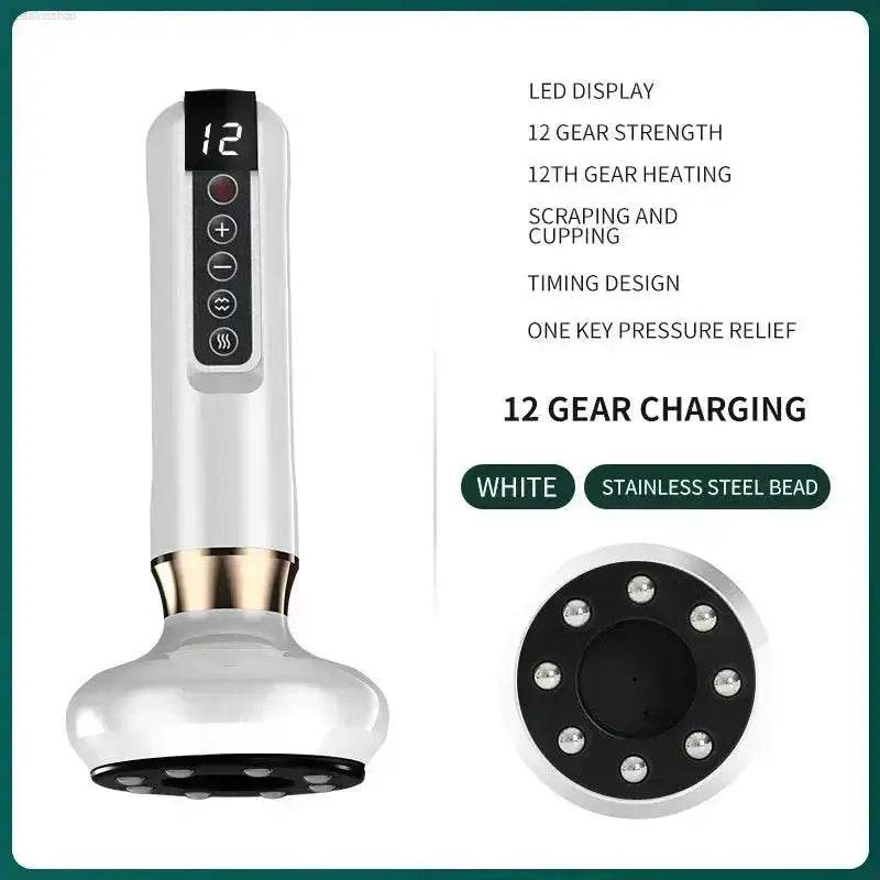 Tricolor Electric Massager GuaSha Anti Cellulite Therapy - Estalios