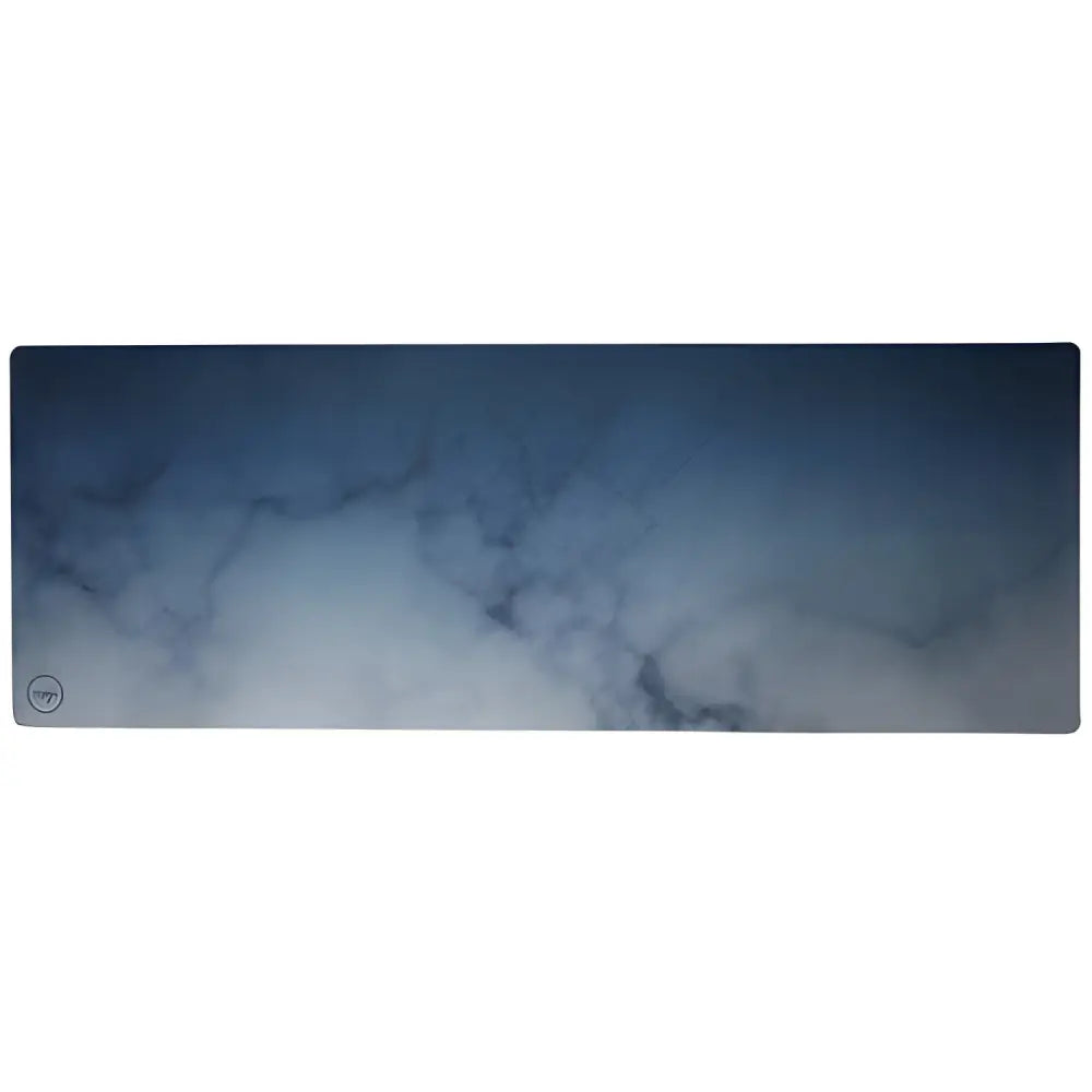 Blue and white marbled Natural Rubber Travel Yoga Mat for stylish on-the-go practice