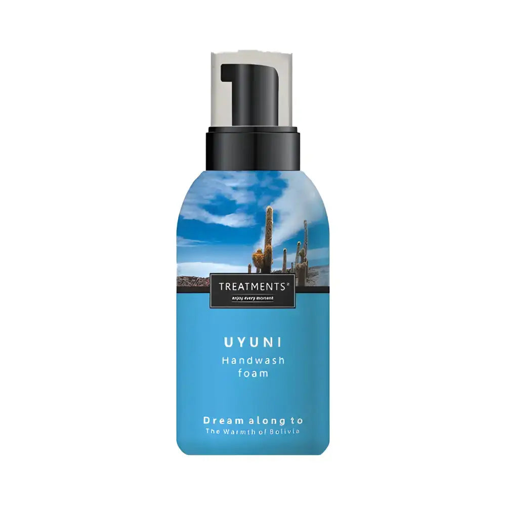 TU19 Uyuni Blue Handwash Foam bottle, perfect for gentle cleansing and fresh vibes