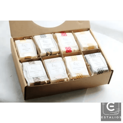 Floral Bliss Soap Set with Turquoise Twist Gift Boxed - Estalios