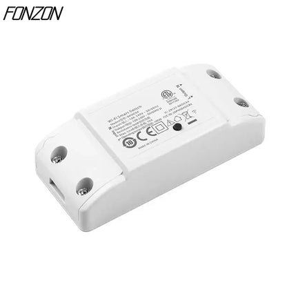 White Tuya R2 Smart WiFi light switch DIY module for smart home automation