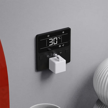 Black digital thermostat with white sensor for Tuya Smart Home Finger Bluetooth Bot