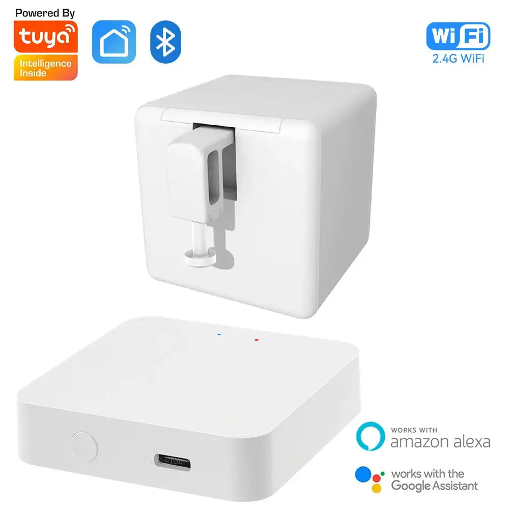 Tuya Smart Home device with Home Finger Bluetooth Button Pusher Bot for remote control