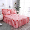 Twill Thickened Bedspread Bed Skirt Single Product Bed Skirt Three-piece Suit - Estalios