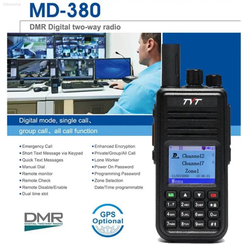 TYT NEW AES256 Encryption Dual Band Waterproof Walkie Talkie - Estalios