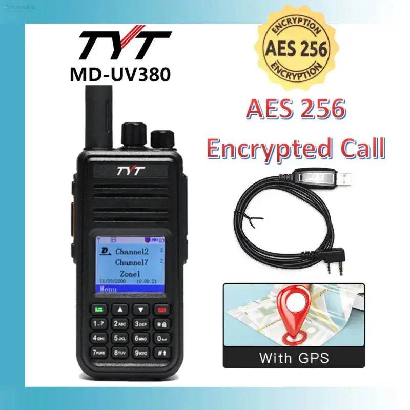 TYT NEW AES256 Encryption Dual Band Waterproof Walkie Talkie - Estalios