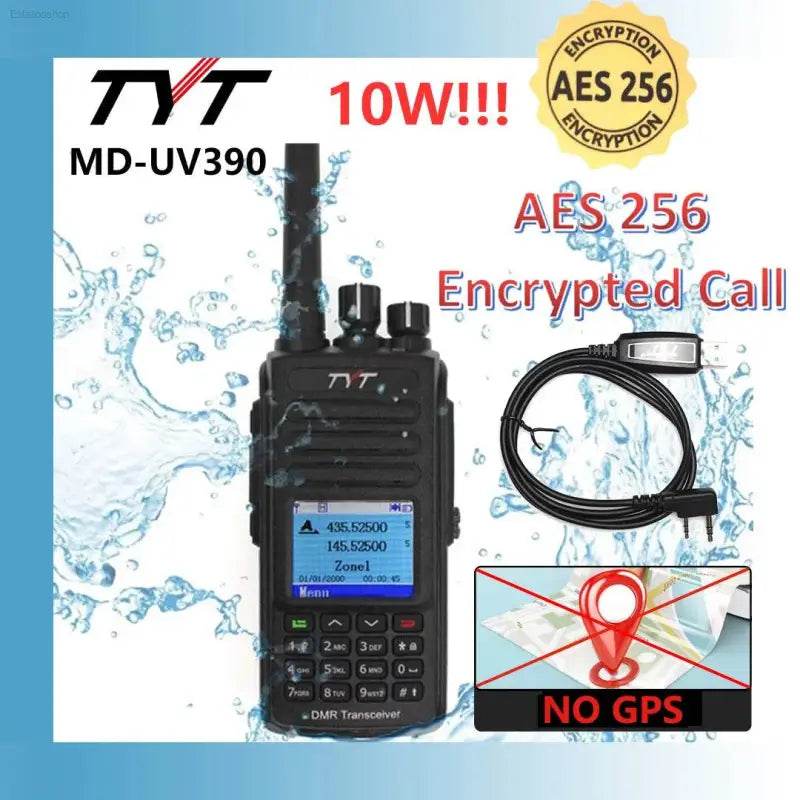 TYT NEW AES256 Encryption Dual Band Waterproof Walkie Talkie - Estalios