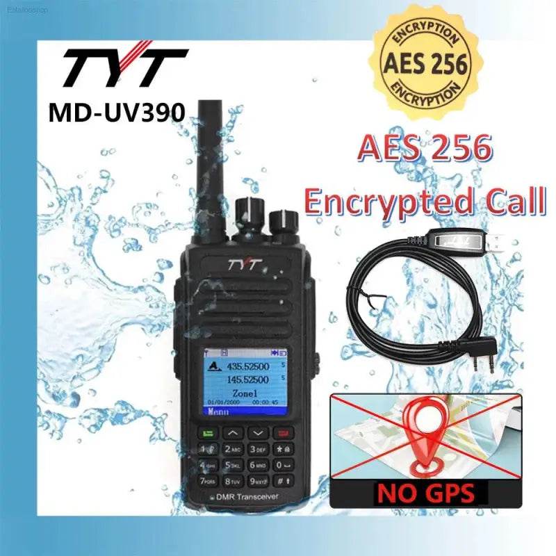 TYT NEW AES256 Encryption Dual Band Waterproof Walkie Talkie - Estalios