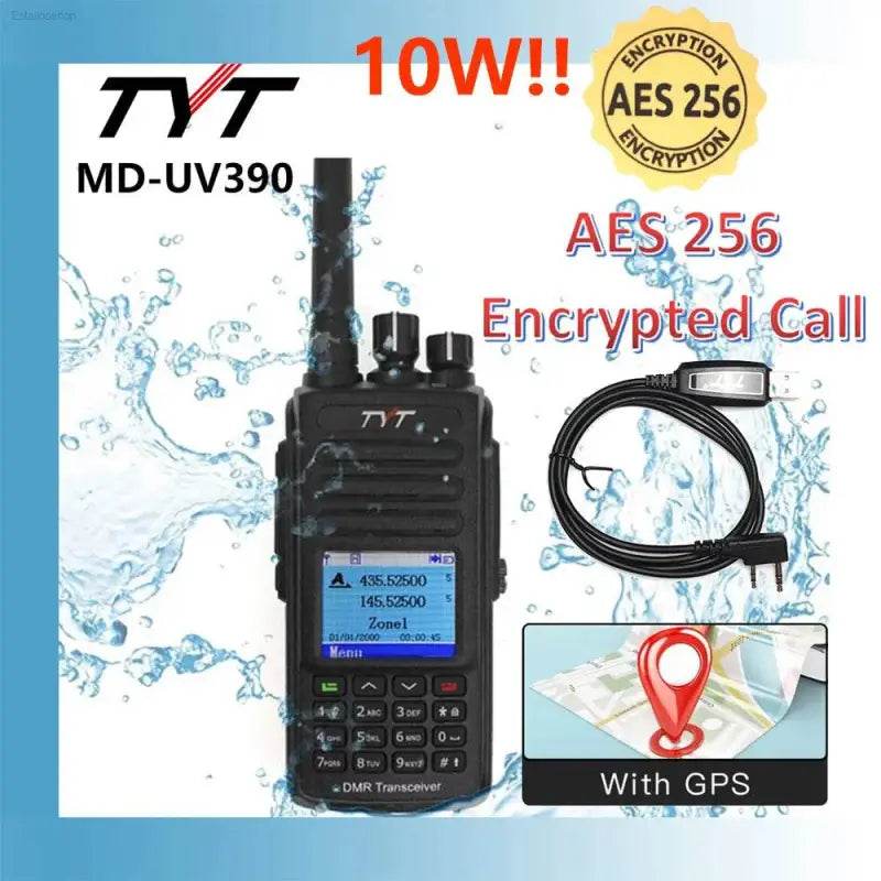 TYT NEW AES256 Encryption Dual Band Waterproof Walkie Talkie - Estalios