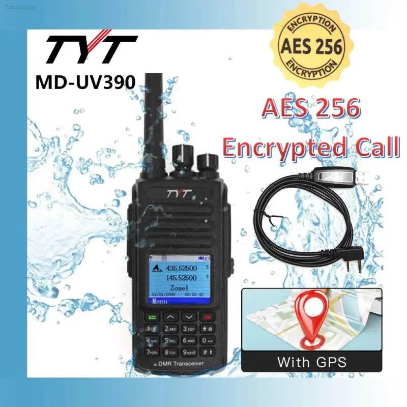 TYT NEW AES256 Encryption Dual Band Waterproof Walkie Talkie - Estalios