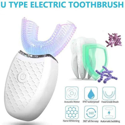 U-Shaped Smile Booster Electric Toothbrush for Bright Smiles - Estalios