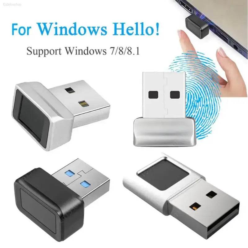 U5 U7 U8 Fingerprint Key USB Fingerprint Reader Module Device USB Fingerprint Reader For Windows 7 10 11 ForWindows Hello Dongle - Estalios