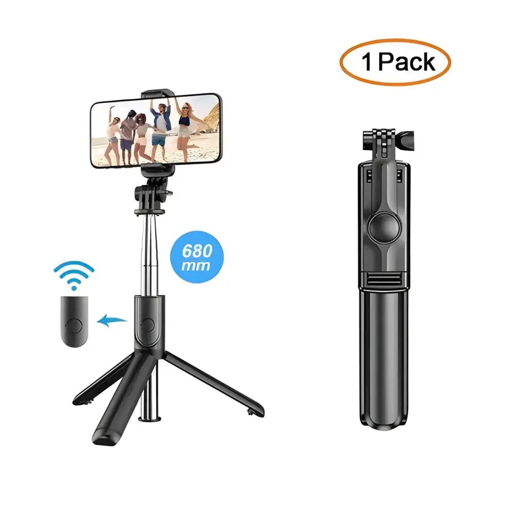 Ultimate 3in1 Wireless Selfie Stick Tripod with Light for perfect photos anywhere