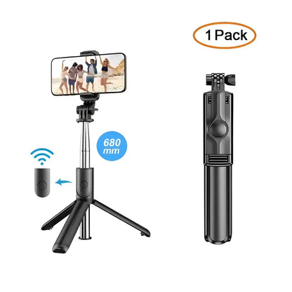 Ultimate 3in1 Wireless Selfie Stick Tripod with Light for perfect photos anywhere