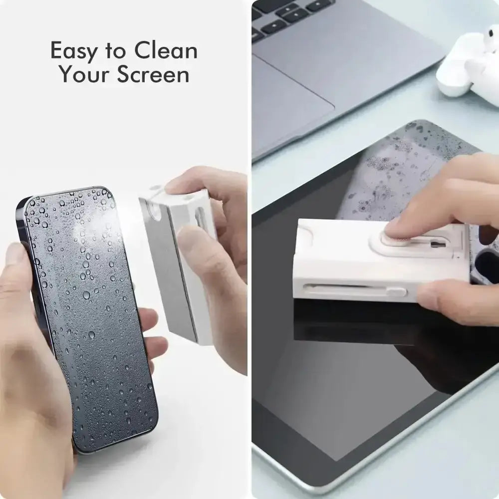 Screen cleaning tool from the Ultimate 8-in-1 Computer Cleaning Kit for a spotless tablet