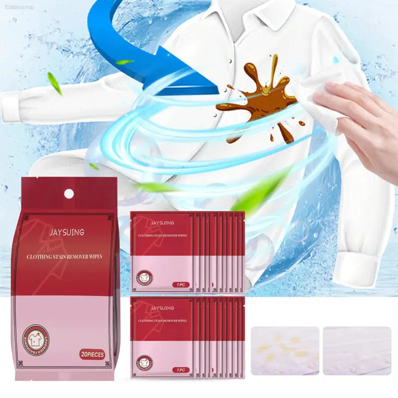 Ultimate Clothing Wipes – Protect & Clean Your Jackets, Shirts, and Blouses (20/40/100/200 Pcs)