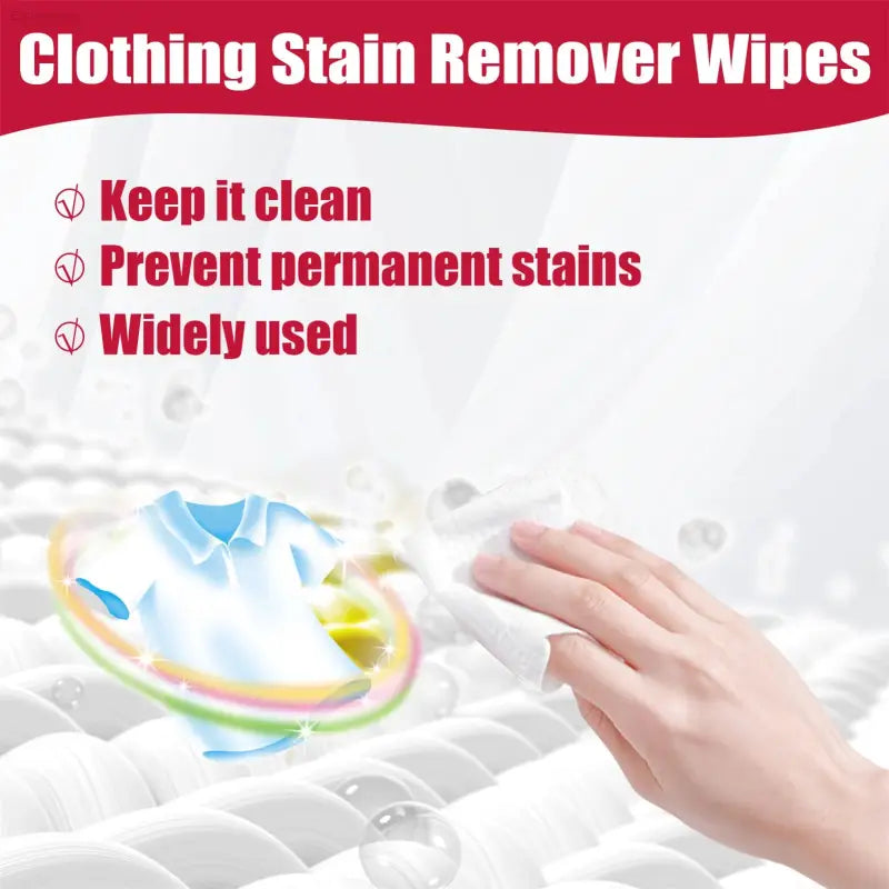 Ultimate Clothing Wipes – Protect & Clean Your Jackets, Shirts, and Blouses (20/40/100/200 Pcs)