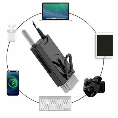 Ultimate Keyboard & Earphones Cleaning Kit with multi-tool for a spotless clean