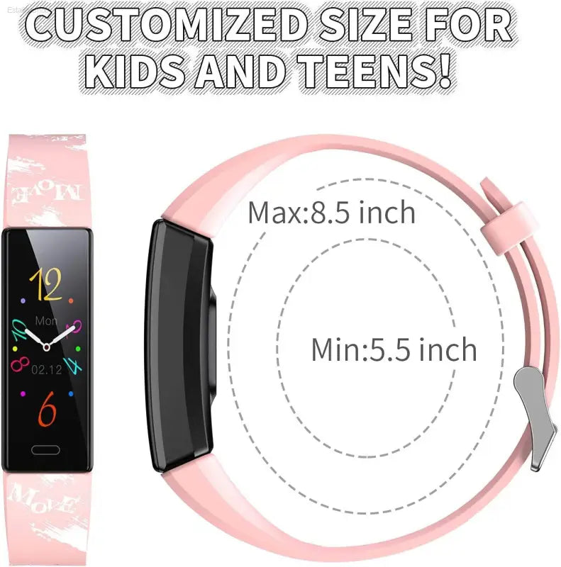 Ultimate Kids Fitness Tracker Watch - Waterproof Smart Watch with 11 Sports Modes, Pedometer & Stopwatch for Ages 6-16 - Estalios