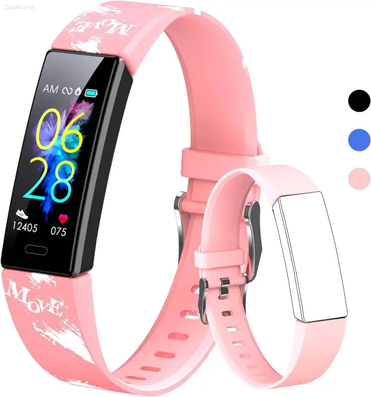 Ultimate Kids Fitness Tracker Watch - Waterproof Smart Watch with 11 Sports Modes, Pedometer & Stopwatch for Ages 6-16 - Estalios