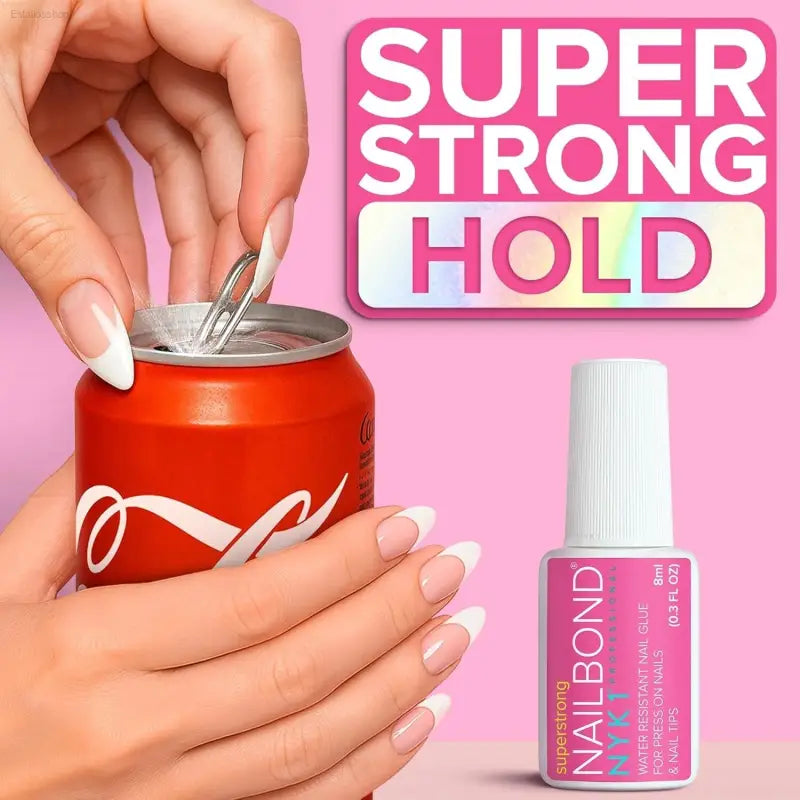 Ultimate 8ML Brush-On Nail Bonding Glue for Long-Lasting Press-On & Acrylic Nails