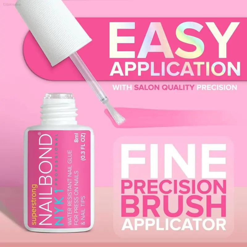 Ultimate 8ML Brush-On Nail Bonding Glue for Long-Lasting Press-On & Acrylic Nails