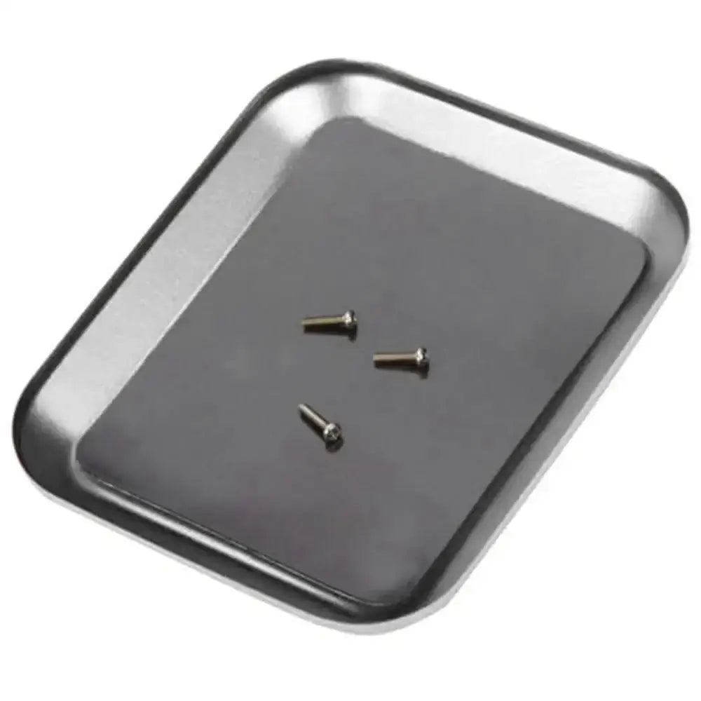 Rectangular metal tray with screws from Ultimate Repair Tool Aluminium Tray Set