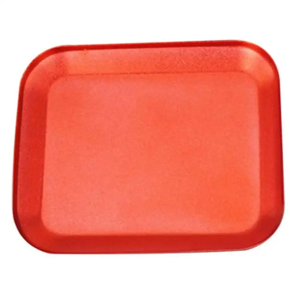 Red rectangular serving tray from the Ultimate Repair Tool Aluminium Tray Set