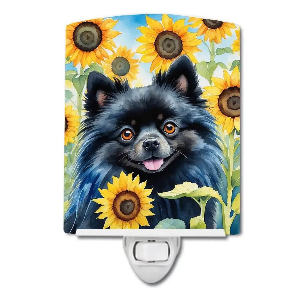Ultimate Usa Dog Sunflower Night Light! - Estalios