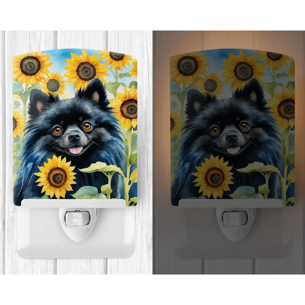 Ultimate Usa Dog Sunflower Night Light! - Estalios