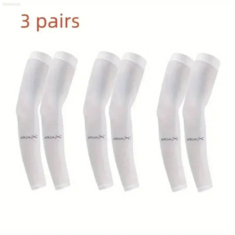 Ultimate UV Protection Sleeve Set - 3 Pairs of Breathable Sun Defense for Sports, Driving & Outdoor Fun - Estalios