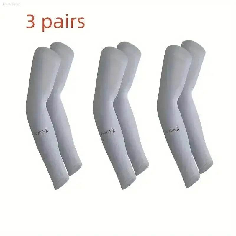 Ultimate UV Protection Sleeve Set - 3 Pairs of Breathable Sun Defense for Sports, Driving & Outdoor Fun - Estalios
