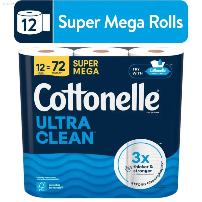 Cottonelle Ultra Clean toilet paper.