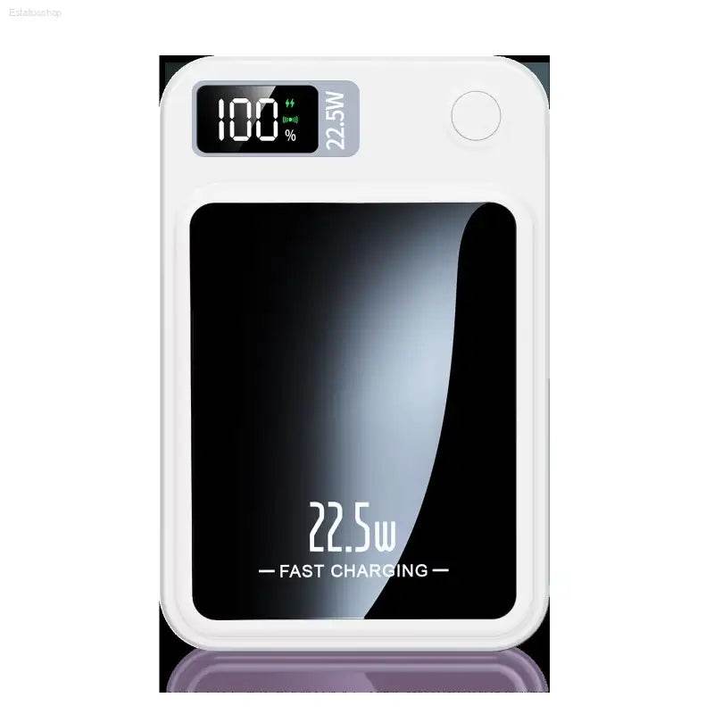 Ultra-Fast 5000mAh Magnetic Wireless Power Bank with Type-C Cable - Compatible with iPhone 12/13/14/15/16 Series - Estalios