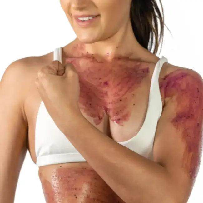 Ultra-Nourishing Purple Body Scrub for Softer Skin - Estalios